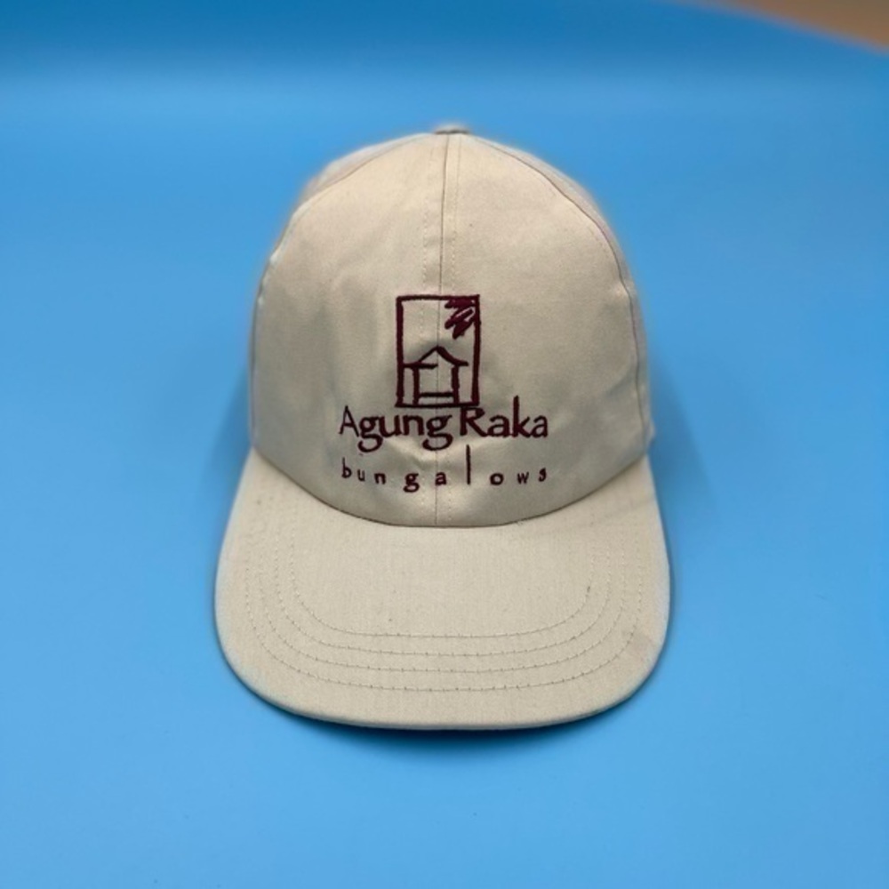 Vintage Agung Raka Bungalows Bali Embroidered Hat